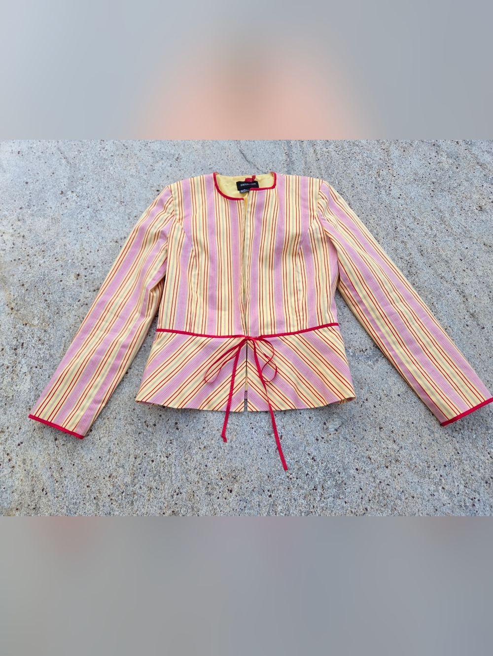 ✨ Focus 2000 striped blazer / jacket Size 6